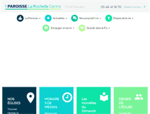 Tablet Screenshot of paroisse-larochellecentre.fr